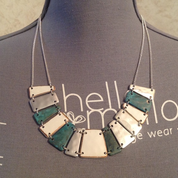 Robert Lee Morris Silver Tone Soho Necklace - Picture 1 of 2